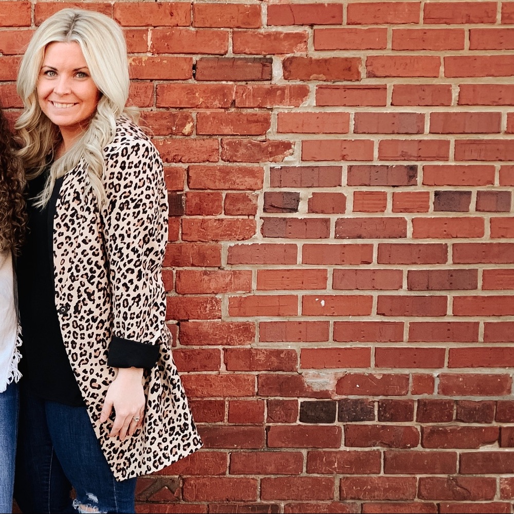 Leopard Blazer